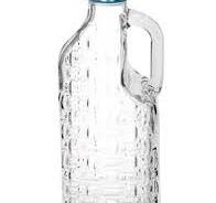 Glass Bottle with Handle